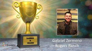 Award Graphic for Gabriel Zermeno